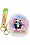 Figure-Embellished Girls' Wallet Keychain Transparent Silvery Jelly Stylish Dimensions=10.5X8.5X3.5 cm - 6