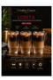 Glass for Cold Coffee 3 Units Origami Line Model 300 Cc Volume 14 cm Length 7 cm Mouth 5 cm Base - 3