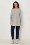 Tie-Up Detail Sweatshirt Tunic 46775 - 2