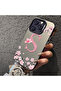 Infinix Note 50 Pro 4g Compatible Silicone Edge Hard Back Case Couple Phone Case with Letter S Pattern - 4