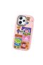 Redmi 12 4G/5G Compatible Shock-Absorbing Camera Protected Pink Silicone Case - 4