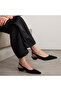 Black Suede Women's Heeled Shoes
