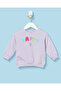 Infant Girls Lilac Embroidered Sweatshirt