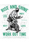 Men's Sports Motivational Printed T-Shirt Cycling Exercise Theme Relaxed Fit Casual Wear Modern Stylish - 3
