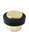 Floor Mounted Stainless Steel 304 Door Stop Door Stopper Gold with Black Rubber - 3