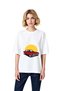 Women's Oversize T-Shirt Vintage Automobile Print Retro Classic Car Graphic Pattern Relaxed Fit Casual