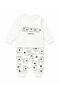 Unisex Baby Koala Printed Pajama Set 100% Cotton Long Sleeve 2-Piece Set 3 Months-2 Years