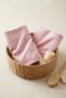 La Notte Flora Queen Velvet Hand Towel Pink 50X90 cm - 3