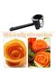 Spiral vegetable slicer 2-piece set, stainless steel, suitable for potatoes and cucumbers, black. - 3