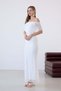 Ecru Madonna Collar Lace Long Dress - 2