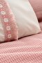 4 Piece Kopanaki Lace & Tassel Double Pique Set - 100% Cotton - 210 X230 cm - Powder - 4