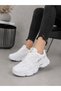 Women's High-Soled Lace-Up Comfortable Casual Sneaker Sports Shoes
