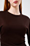 Crew Neck Ultra Soft Lycra Fabric Basic T-Shirt & Bodysuit with Waistband - 2