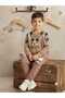 Cotton Top-Bottom Children's Set with Pockets, Suitable for Kindergarten and Nursery. - 4
