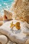Starfish & Nautilus Steel Ring - Adjustable (Gold Color)
