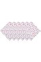 Valentine's Day Table Top Collection, Table Runner, 14x108, Hearts Collage