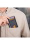 Mens RFID Blocking Slim Bifold Wallet Minimalist Leather Small Wallets for Men with Cash Poc - 7