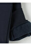Peak New Season Navy Blue Printed Oversize Women's Sweatshirt - 8