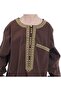 طقم ثوب طويل الأكمام مطرز للأولاد المسلمين في الشرق الأوسط - 3