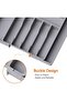 Silverware Organizer, Expandable Utensil Tray for Drawer, Adjustable Flatware and Cutlery Ho - 4