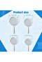 Plastic Mesh Strainers,4 Pcs Nylon Fine Mesh for Kitchen with Handle Double Ear Nylon Mesh Colander - 7