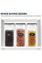 Cereal Containers Storage Set,Airtight Plastic Kitchen Storage Organizer,4 Pack Pantry Org - 7