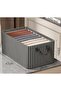 U HOOME Closet Clothes Organizer with Handle, Foldable Clothes Storage Container with Steel Frame, S - 5