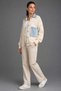 Women's Cream Openwork Knitwear Cardigan Denim Collar Detailed Knitted Jacket - 4