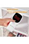 Drop Front Shoe Storage Box, No Assembly Stackable Shoe Organizer Storage Bin with Clear Doo - 7