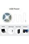 شريط إضاءة LED بتقنية COB بجهد 5 فولت USB، قطعتان، 3.28 قدم/1 متر، أبيض بارد 6500 كلفن، 320 مصباح LED لكل متر، عرض 8 مم، غير مقاوم للماء IP20 - 7