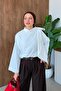 İkra Stand Collar Shirt White - 2