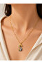 Double Color S Letter Steel Necklace - 3