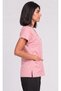 Women's V-Neck Bat Sleeve Bitter Green, Mustard, Brick, Pomegranate Flower, Powder Lycra Belinda Scrubs Single Top - 3