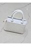 Women's Straw Woven Fabric Hand Shoulder Bag Matte Black