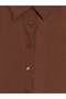Lcw Vision Brown Modal Blended Women's Shirt - 6