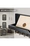 Rustic Farmhouse Wall Mounted Key Holder, Organizer with 7 Durable Hooks, 15-Inch Floating Shel - 4