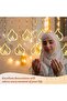 أضواء ديا للزينة، 3 أمتار 10 أضواء ديا، إضاءة خارجية مقاومة للماء لعيد مبارك - 3