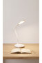 Rechargeable LED Desk Lamp with Touch-Controlled LCD Screen | Flexible, Multi-Directional Reading Lamp with Adjustable Brightness Levels and Memory Function