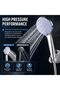 Multi-Function Handheld Shower Head – High Pressure Water Saving Shower Head with 1.5M Stainless Steel Hose & Wall Bracket. - 5