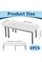 Expandable Cabinet Shelf Organizer, 2Pcs Adjustable Stackable Kitchen Storage Rack for Pantry, Spice - 4