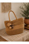 Bohemian Hand-Knitted Design Paper Rope Straw Large Size Bag - 2