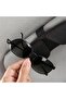 Car sun visor holder – Black – For sunglasses/glasses/cards – 1 piece - 5