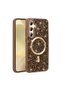 Galaxy S26 Plus Case with Glitter Diamonds and Magsafe Camera Raised Silicone - 6