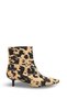 Celeste Rosa Women's Pointed Toe Heeled Boots 0012400 Skin Leopard - 7