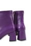 Adara Lia Women's Pointed Toe Heeled Boots 00121650 Purple Skin - 4