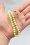 Natural Jade Stone 33 Prayer Beads with Metal Tassel 8mm Sphere Cut 902849 - 3