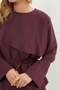 Fullamodest Cape Detailed Tunic with Tie at the Waist - 5