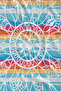Colorful Bohemian Mandala Geometric Patterned 70X150 Beach Towel - Cotton Bath Towel - 2