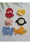 Sea Holiday Combination Baby Gift Pinterest Combinations Hairless Baby Hairpin 6-Piece Mixed Sets Hanmade Knitted Organic Baby Hair Accessories - 7