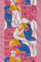 Pink Background Colorful Unicorn Patterned 70X150 Beach Towel - Digital Printed Bath Towel - 2